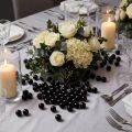 Perles décoratives Ø8mm noires 250 pcs | Floristik24.be