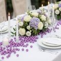 Perles décoratives Ø8mm violettes 250 pcs | Floristik24.be