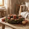 Couronne décorative couronne de mousse avec branches de bonsaï naturel Ø30cm | Floristik24.be