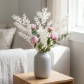 Branches de Ruscus branches décoratives fleurs séchées blanchies 10 pcs | Floristik24.be