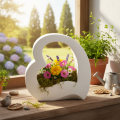 Décoration en forme de cœur pour plantations et compositions florales, design ajouré, forme de cœur moderne, 19 cm | Floristik24.be
