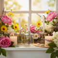 Vase cylindrique en verre transparent et polyvalent, 10 cm, lot de 3. | Floristik24.be