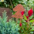 Floristik24 Piquet de jardin champignon rouille tue-mouche automne décoration jardin 47cm