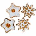 Floristik24 Dispersion biscuits décoration étoile 24pcs