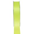 Floristik24 Ruban cadeau ruban vert vert clair 25mm 50m