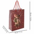 Sac cadeau à motif souris et étoiles pour Noël, 24 cm, lot de 2 | Floristik24.be