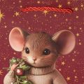 Sac cadeau à motif souris et