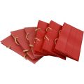 Floristik24 Sacs cadeaux sacs en papier rouge avec poignée 24×12×12cm 6pcs