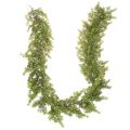 Floristik24 Guirlande de cyprès artificiel avec cônes, 180 cm, pour table et porte