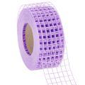 Floristik24 Ruban adhésif décoratif en maille violette, 4,5 cm de large, rouleau de 10 m pour loisirs créatifs