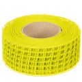 Ruban en maille jaune, 4,5 cm, ruban cadeau pour décoration créative | Floristik24.be