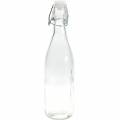 Floristik24 Bouteille décorative, bouteille flip-top, vase en verre à remplir, bougeoir