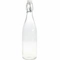 Floristik24 Bouteille décorative, bouteille flip-top, vase en verre à remplir, bougeoir