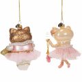 Ornements en verre en forme de