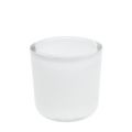 Floristik24 Pot en verre Ø7,8cm H8cm blanc