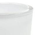 Floristik24 Pot en verre Ø7,8cm H8cm blanc