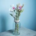 Floristik24 Vase en verre avec couvercle Vase décoratif avec couvercle perforé Disposer les fleurs