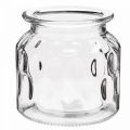 Floristik24 Vase en verre à motif lanterne verre clair H11cm Ø11cm