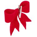 Nœud décoratif rouge avec