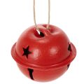 Floristik24 Pendentifs décoratifs en forme de cloche à motif d'étoile, 3 cm, lot de 9