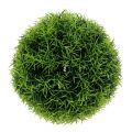 Floristik24 Boule d&#39;herbe boule décorative artificielle vert Ø18cm 1pc