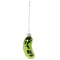 Floristik24 Cornichon de Noël en verre, décoration de sapin à suspendre, 7 cm, lot de 4
