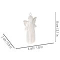 Pendentif ange décoratif à suspendre au sapin de Noël, 8 cm, lot de 4 | Floristik24.be