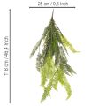 Fougère artificielle, branche décorative à coller et à suspendre, 118 cm | Floristik24.be