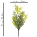 Branche de fougère artificielle, délicate, pour vase, 80 cm | Floristik24.be