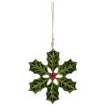 Ornement de houx, décoration de Noël à suspendre, 26 cm | Floristik24.be
