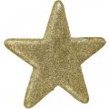 Floristik24 Décoration de Noël pendentif étoile paillettes dorées 18,5cm 4pcs