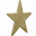 Floristik24 Décoration de Noël pendentif étoile paillettes dorées 30cm 2pcs