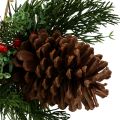 Floristik24 Cintre de Noël avec des cônes et des baies 16cm