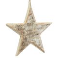 Floristik24 Cintre décoratif décoratif étoiles en bois bois décoratif rustique Ø15cm