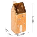 Maison miniature décorative en céramique pour rebord de fenêtre, 10 cm, lot de 3 | Floristik24.be