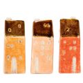 Maison miniature décorative en céramique pour rebord de fenêtre, 10 cm, lot de 3 | Floristik24.be