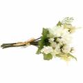 Floristik24 Chrysanthème Bouquet Mix Blanc 35cm
