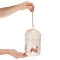 Cloche à motif de Noël à suspendre, 26 cm | Floristik24.be