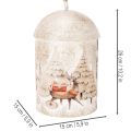 Cloche à motif de Noël à suspendre, 26 cm | Floristik24.be