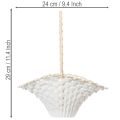 Panier de demoiselle d'honneur 24 cm x 17 cm | Floristik24.be