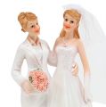 Floristik24 Figurine de mariage couple de femmes 17 cm
