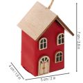 Ensemble de décorations suspendues pour la maison, style scandinave, 7 cm, 6 pièces | Floristik24.be