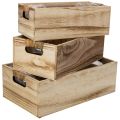 Boîte en bois avec tableau