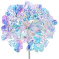 Floristik24 Branche d'hortensia artificielle fleurie aux couleurs irisées, 36 cm, lot de 2
