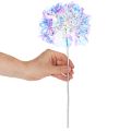 Branche d'hortensia artificielle fleurie aux couleurs irisées, 36 cm, lot de 2 | Floristik24.be
