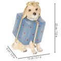 Figurine décorative représentant un chiot assis, présentée dans une boîte cadeau, 20 cm | Floristik24.be