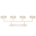 Floristik24 Chandelier moderne avec quatre coupelles, 47 cm