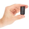 Porte-bougie magnétique rond, noir mat, pour bougies coniques de 25 mm, lot de 4 | Floristik24.be