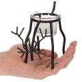 Porte-bougie renne avec verre pour bougie chauffe-plat, 15 cm | Floristik24.be