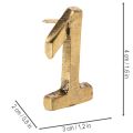 Épingles à bougies de l'Avent, chiffres 1 à 4, lot de 4, 4 cm, 4 pièces | Floristik24.be